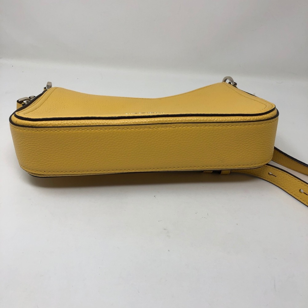 Kate Spade Hudson Medium Convertible Crossbody Purse Womens Small Yellow Leather - Picture 5 of 15